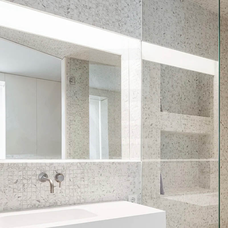 Onix Eco Stone Fosco Matte Glass Mosaic Tile 310x310mm Sheet (25x25mm Chip Piece)