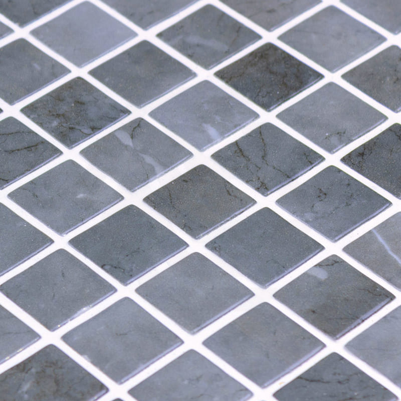 Onix Vanguard Nordic Stone Gloss Glass Mosaic Tile 310x467mm Sheet (25x25mm Chip Size)