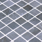 Onix Vanguard Nordic Stone Gloss Glass Mosaic Tile 310x467mm Sheet (25x25mm Chip Size)
