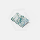Onix Vanguard Lungomare Gloss Glass Mosaic Tile 310x467mm Sheet (25x25mm Chip Size)