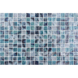 Onix Borneo Luminis Glass Gloss Mosaic Tile 310x467mm Sheet (25x25mm Chip Piece)
