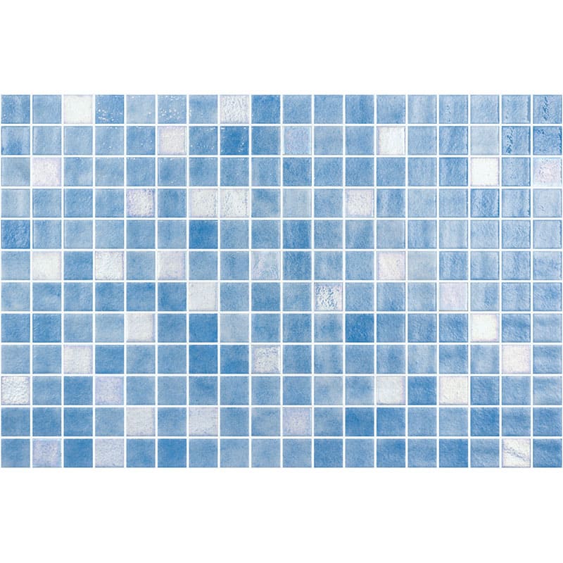 Onix Opalescent Opalite Azul Celeste Gloss Glass Mosaic Tile 310x467mm Sheet (25x25mm Chip Piece)