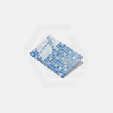 Onix Opalescent Opalite Azul Celeste Gloss Glass Mosaic Tile 310x467mm Sheet (25x25mm Chip Piece)