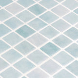 Onix Nieve Verde Light Gloss Glass Mosaic Tile 310x467mm Sheet (25x25mm Chip Piece)