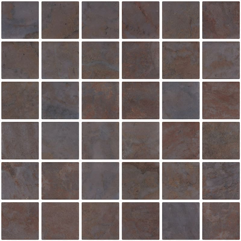 Onix Penta New Slate Matte Glass Mosaic Tile 310×310mm Sheet (50x50mm Chip Piece)