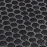 Onix Penny Natureglass Black Matte Glass Mosaic Tile 287x284mm Sheet (19x19mm Chip Size)