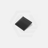 Onix Penny Natureglass Black Matte Glass Mosaic Tile 287x284mm Sheet (19x19mm Chip Size)