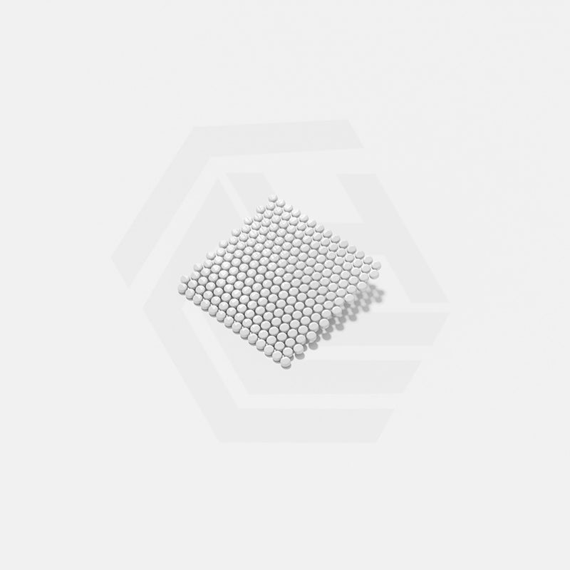 Onix Penny Opalo White Gloss Glass Mosaic Tile 287x284mm Sheet (19x19mm Chip Size)