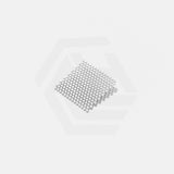 Onix Penny Opalo White Gloss Glass Mosaic Tile 287x284mm Sheet (19x19mm Chip Size)