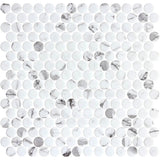 Onix Penny Fosco Matte Glass Mosaic Tile 287x284mm Sheet (19x19mm Chip Size)