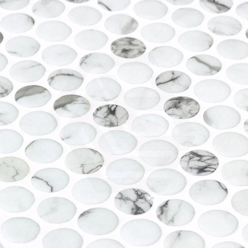 Onix Penny Fosco Matte Glass Mosaic Tile 287x284mm Sheet (19x19mm Chip Size)