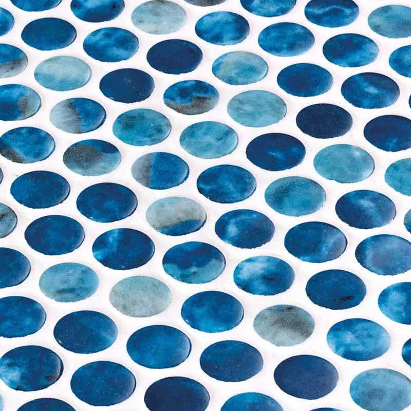 Onix Penny Saona Gloss Glass Mosaic Tile 287x284mm Sheet (19x19mm Chip Size)