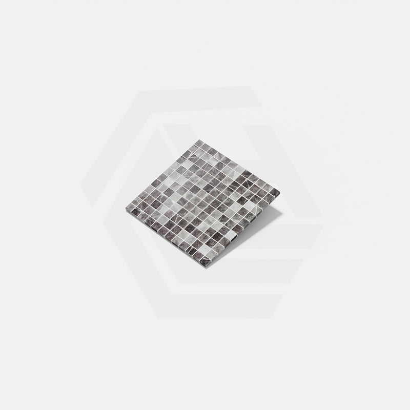 Onix Eco Stone Storm Matte Glass Mosaic Tile 310x310mm Sheet (25x25mm Chip Size)