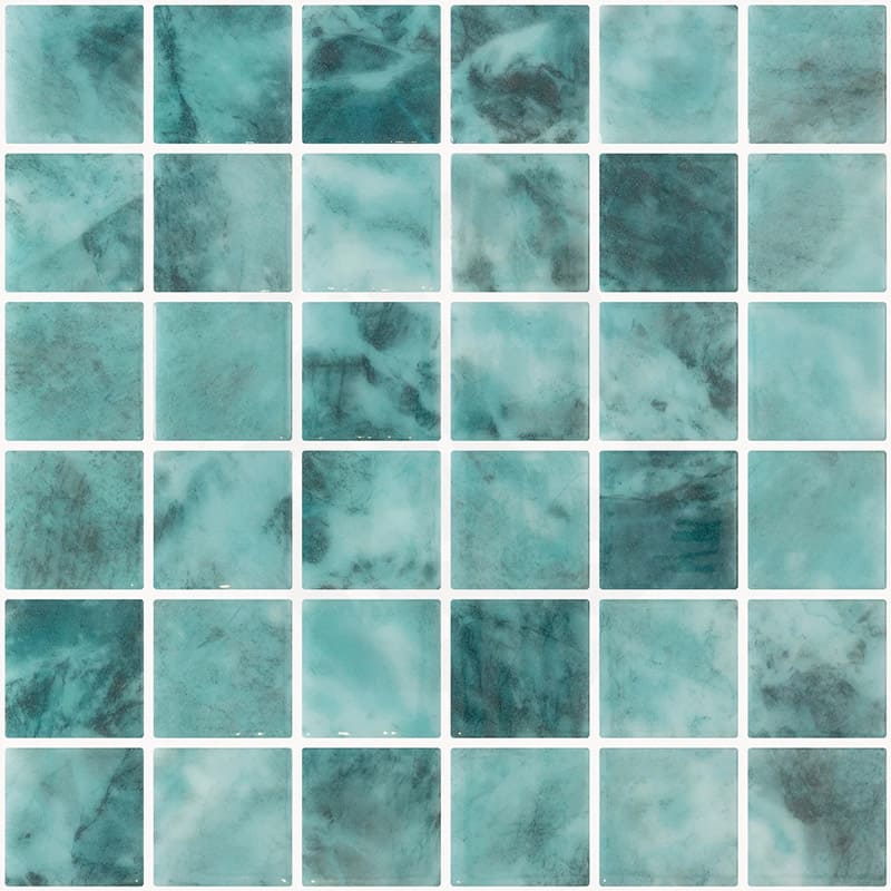 Onix Penta Savu Glass Mosaic Tile 310×310mm Sheet (50x50mm Chip Piece)