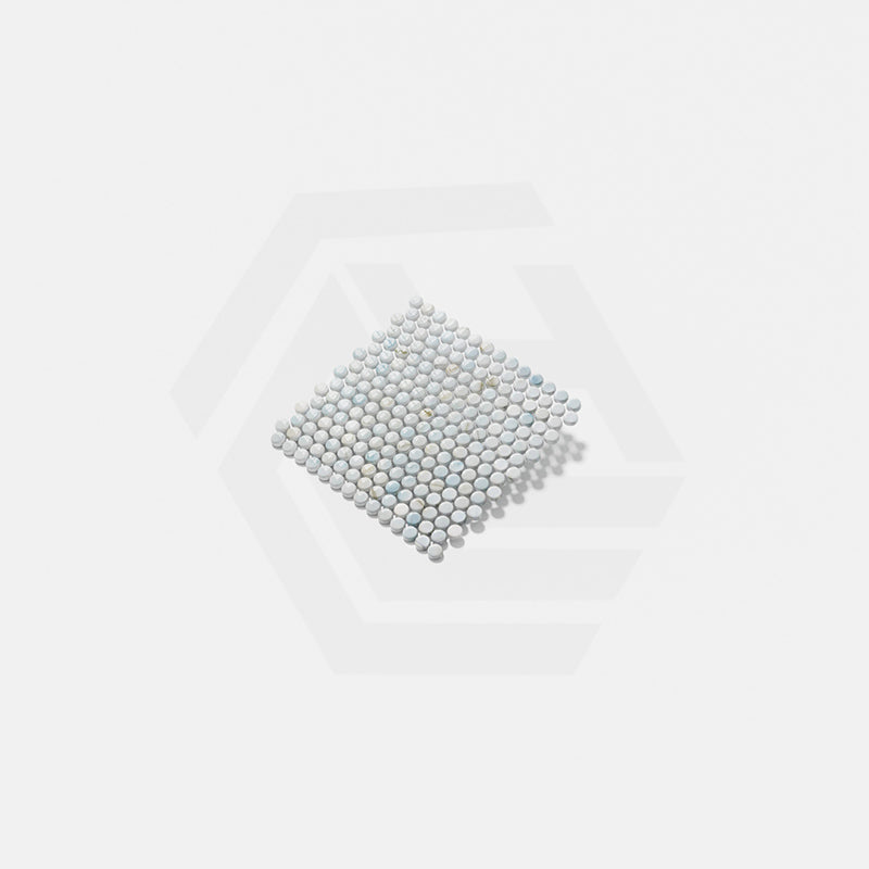 Onix Penny Zhoe Iridis Gloss Glass Mosaic Tile 287x284mm Sheet (19x19mm Chip Size)