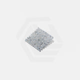 Onix Penny Cassian Iridis Gloss Glass Mosaic Tile 287x284mm Sheet (19x19mm Chip Size)