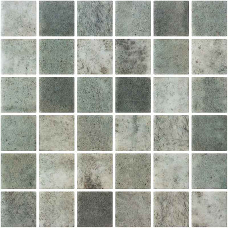 Onix Penta Sukabumi Matte Glass Mosaic Tile 310x310mm Sheet (50x50mm Chip Size)