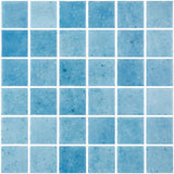 Onix Penta Pure Azure Glass Gloss Mosaic Tile 310x310mm Sheet (50x50mm Chip Piece)