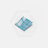 Onix Penta Pure Azure Glass Gloss Mosaic Tile 310x310mm Sheet (50x50mm Chip Piece)