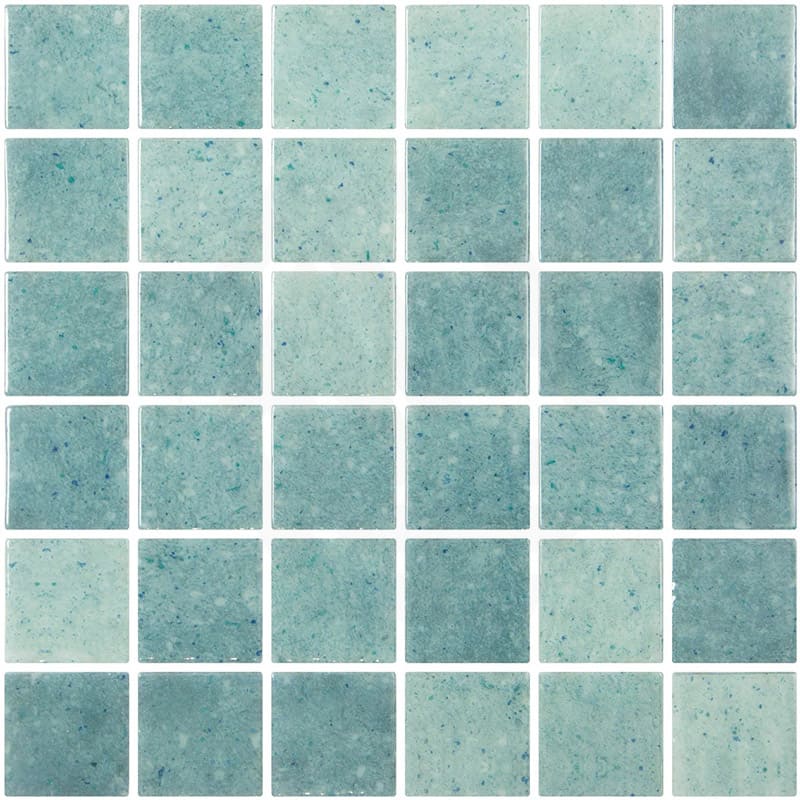 Onix Penta Pure Jade Glass Gloss Mosaic Tile 310x310mm Sheet (50x50mm Chip Piece)