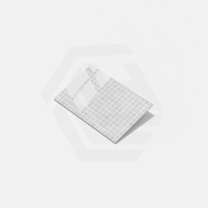 Onix Vanguard Arrecife Iridis Pearl Gloss Glass Mosaic Tile 310x467mm Sheet (25x25mm Chip Size)