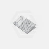 Onix Vanguard Arrecife Iridis Argent Gloss Glass Mosaic Tile 310x467mm Sheet (25x25mm Chip Size)
