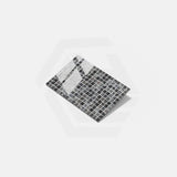 Onix Vanguard Arrecife Iridis Ash Gloss Glass Mosaic Tile 310x467mm Sheet (25x25mm Chip Size)