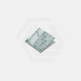 Onix Penta Pure Paleaqua Glass Gloss Mosaic Tile 310x310mm Sheet (50x50mm Chip Piece)