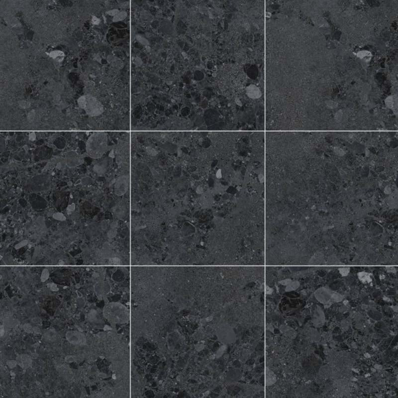 Terrazzo Black Matt 300/600mm Porcelain Tile