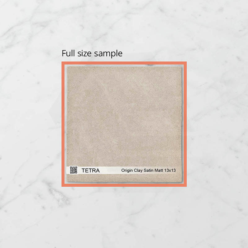 Tetra Origin 130x130mm Satin Matt Tile 20 Colors Available