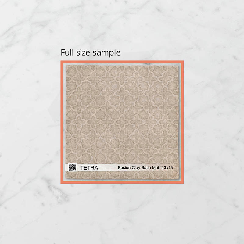 Tetra Fusion 130x130mm Satin Matt Tile 20 Colors Available