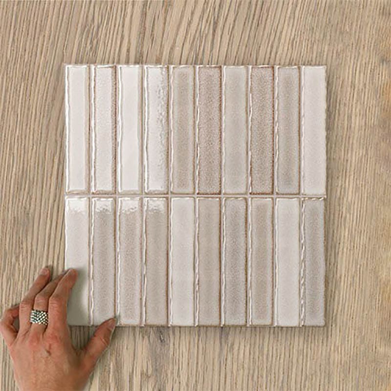 Akari Fingers Gloss 300x300mm Tile 7 Colors Available