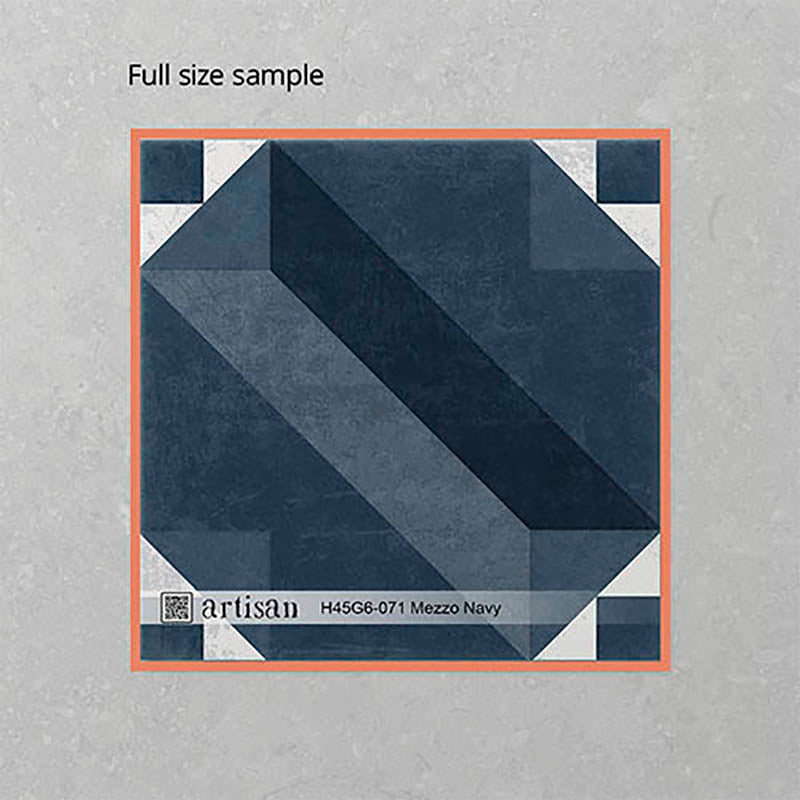 Artisan Mezzo 200x200mm Matt Patterned Tile 13 Colors Available