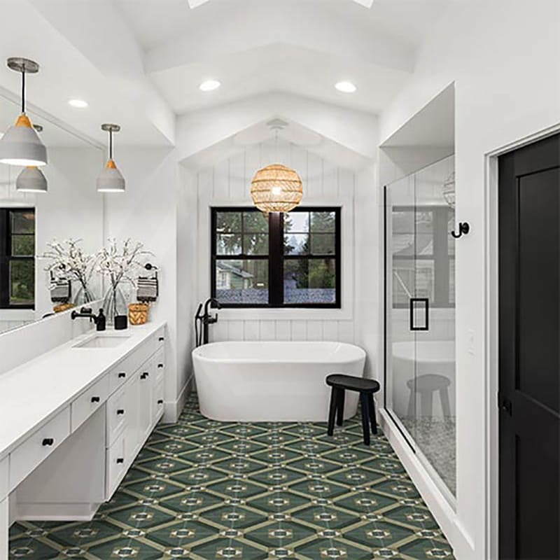 Artisan Mezzo 200x200mm Matt Patterned Tile 13 Colors Available