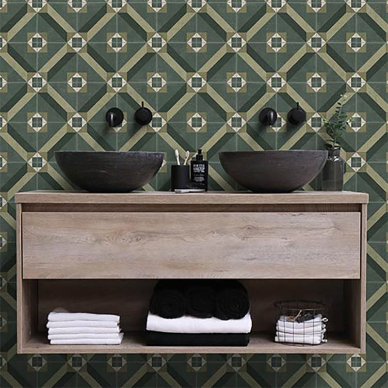 Artisan Mezzo 200x200mm Matt Patterned Tile 13 Colors Available