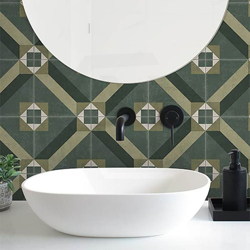 Artisan Mezzo 200x200mm Matt Patterned Tile 13 Colors Available
