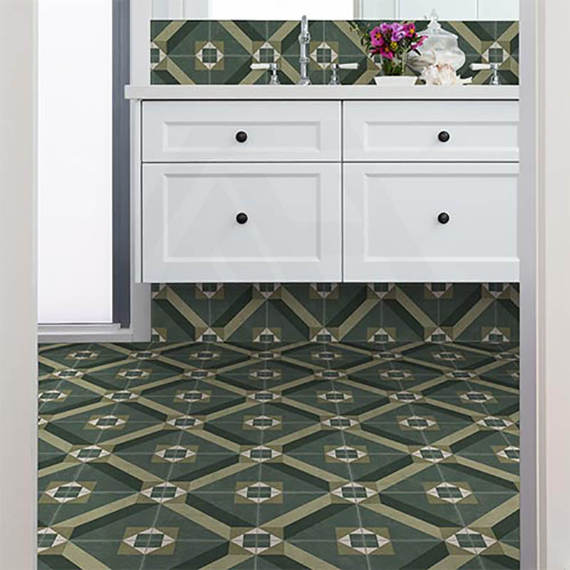 Artisan Mezzo 200x200mm Matt Patterned Tile 13 Colors Available