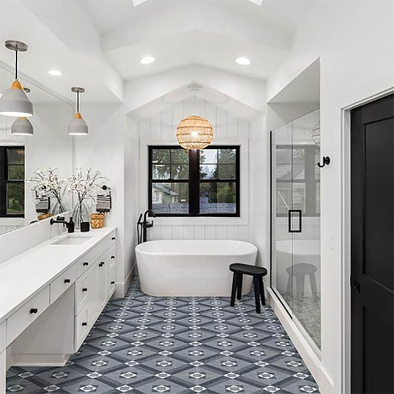 Artisan Mezzo 200x200mm Matt Patterned Tile 13 Colors Available