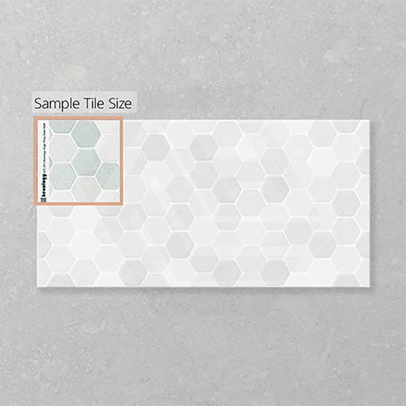 Folio Hexology 300x600mm Satin Matt Tile 8 Colors Available