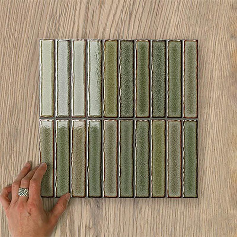 Akari Fingers Gloss 300x300mm Tile 7 Colors Available