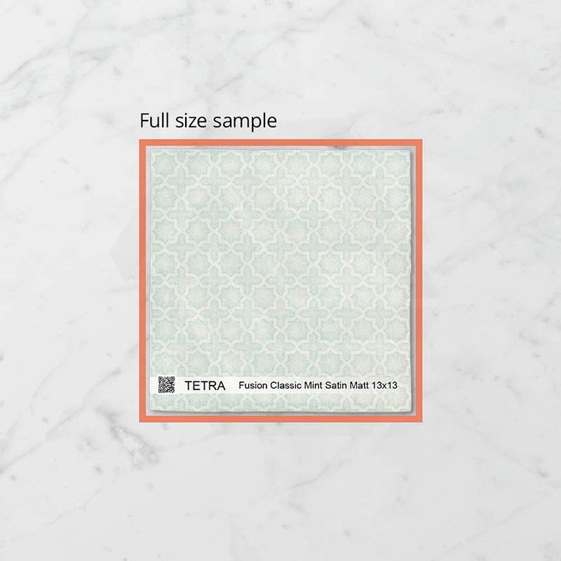 Tetra Fusion 130x130mm Satin Matt Tile 20 Colors Available