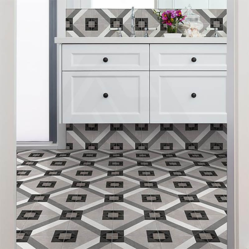 Artisan Mezzo 200x200mm Matt Patterned Tile 13 Colors Available