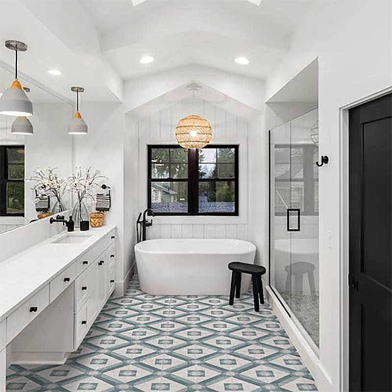 Artisan Mezzo 200x200mm Matt Patterned Tile 13 Colors Available