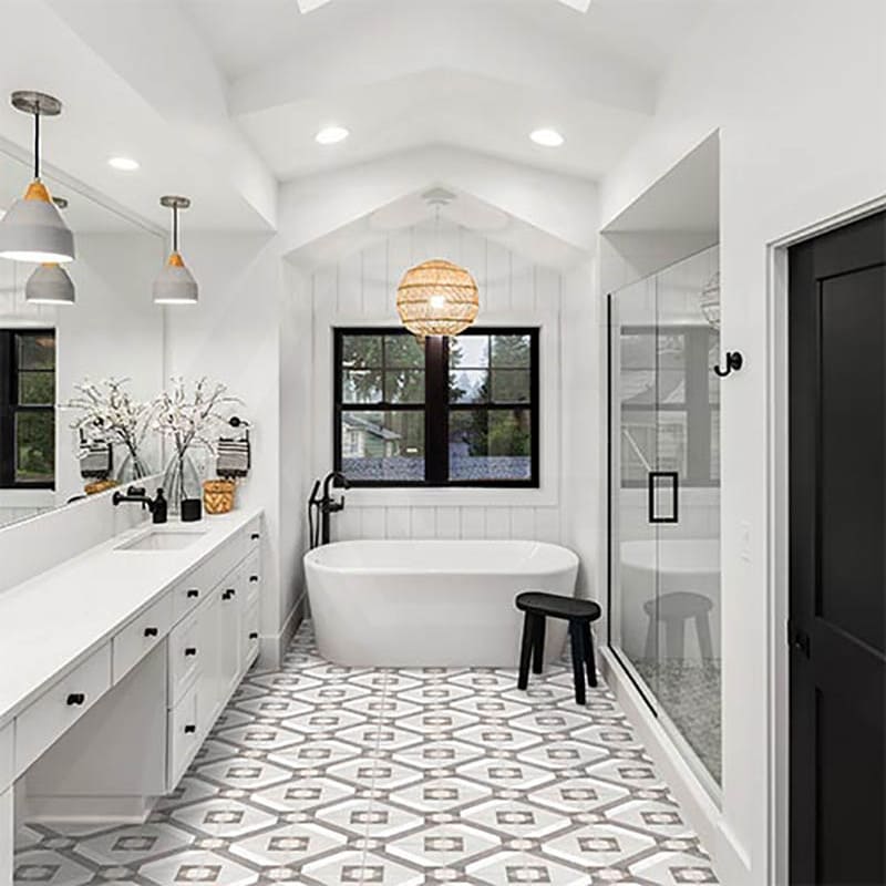 Artisan Mezzo 200x200mm Matt Patterned Tile 13 Colors Available