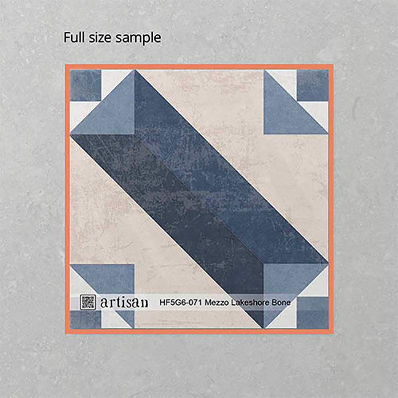 Artisan Mezzo 200x200mm Matt Patterned Tile 13 Colors Available