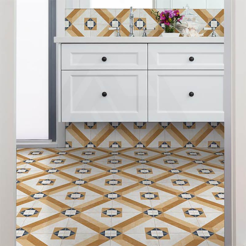 Artisan Mezzo 200x200mm Matt Patterned Tile 13 Colors Available