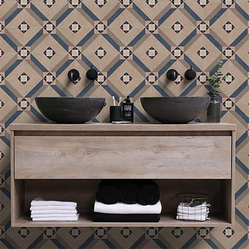Artisan Mezzo 200x200mm Matt Patterned Tile 13 Colors Available