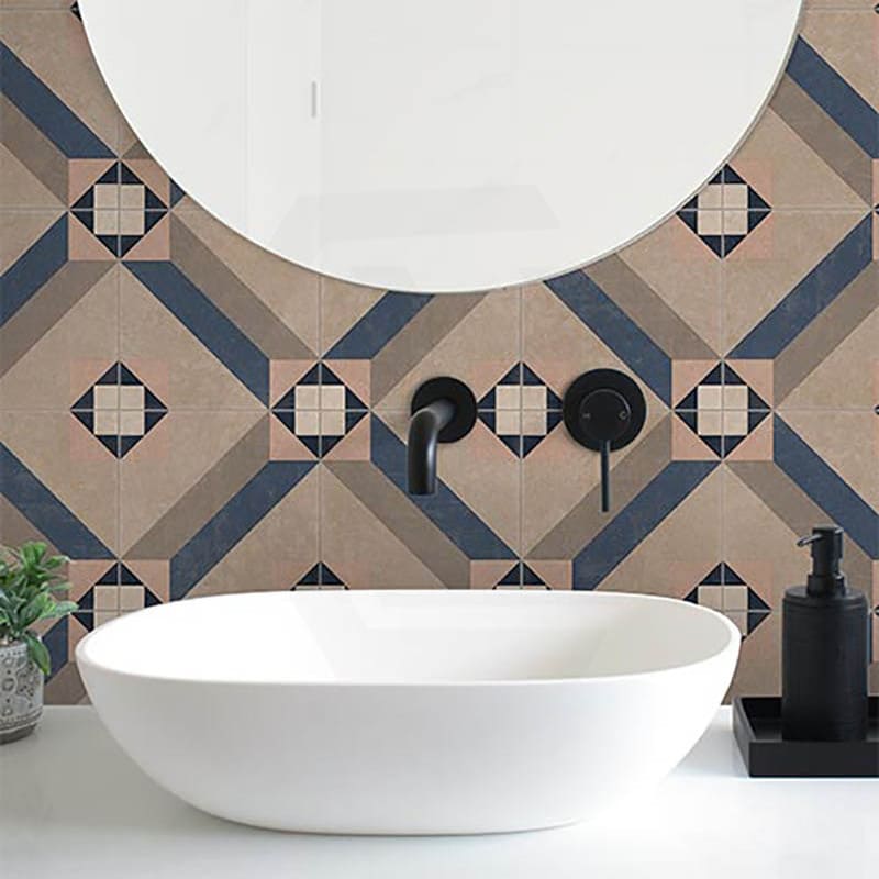 Artisan Mezzo 200x200mm Matt Patterned Tile 13 Colors Available