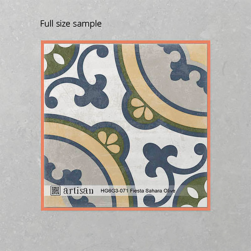 Artisan Fiesta 200x200mm Matt Tile 13 Colors Available