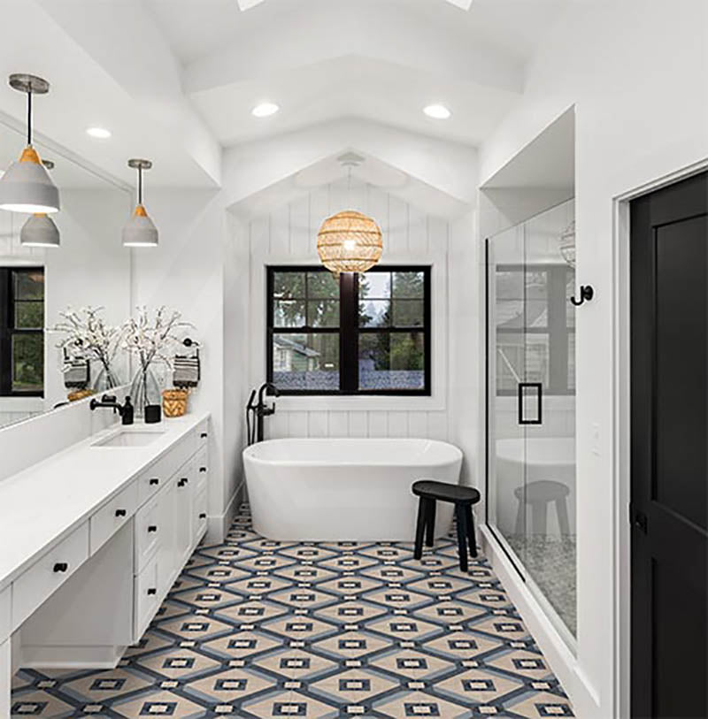 Artisan Mezzo 200x200mm Matt Patterned Tile 13 Colors Available